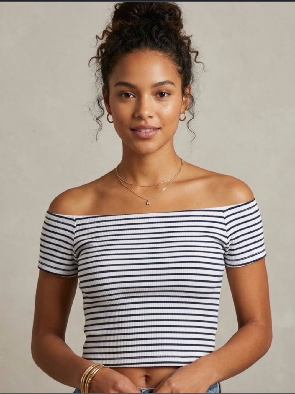 Divided Crop Top